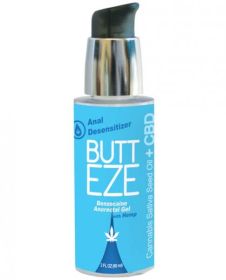 Butt Eze Anal Desensitizing Lubricant with Hemp Seed Oil 2oz Butt Eze Anal Desensitizing Lubricant with Hemp Seed Oil 2oz